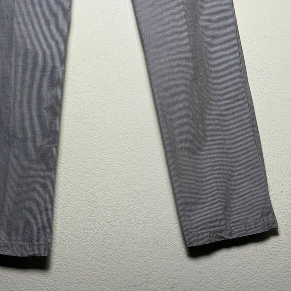 Hugo Boss Orange Grey Slim Straight Chino Pant Men 34x31 Dress Designer Prep - Picture 11 of 13